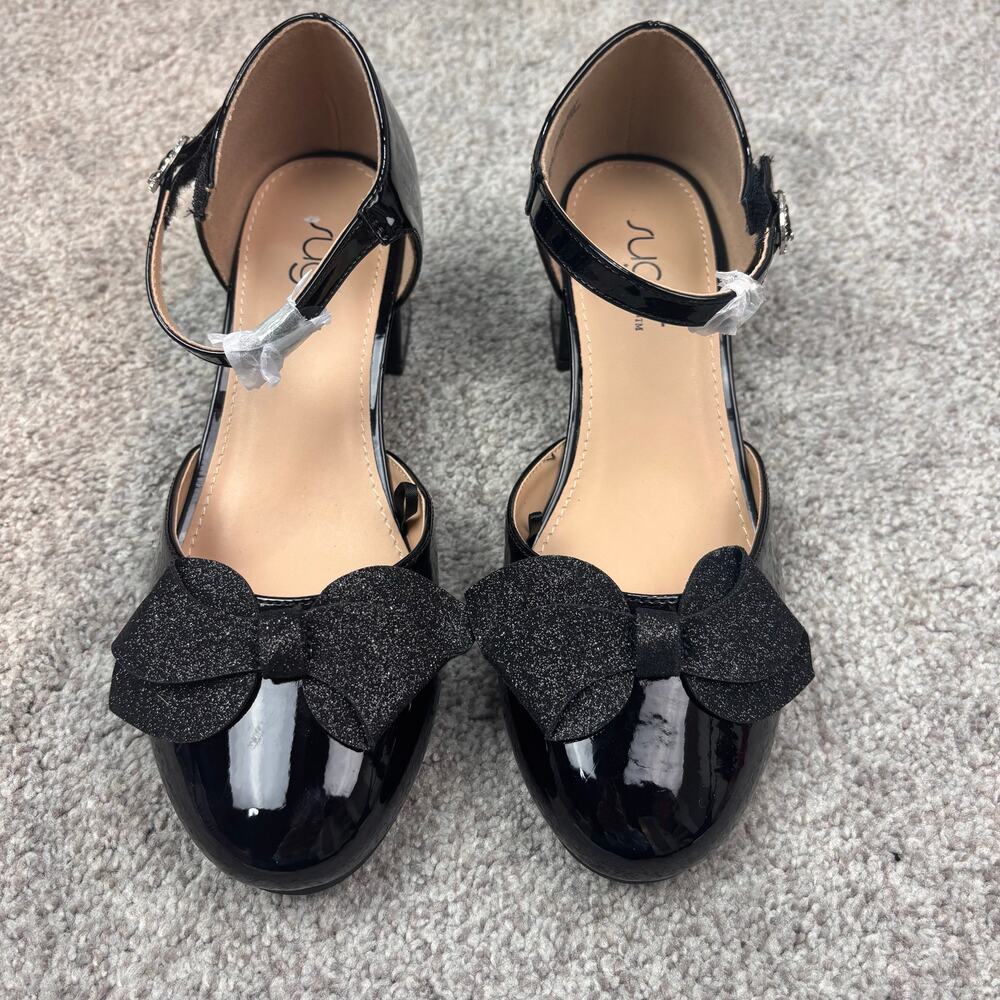 New! Black Patten Girls Dress Shoes size 4